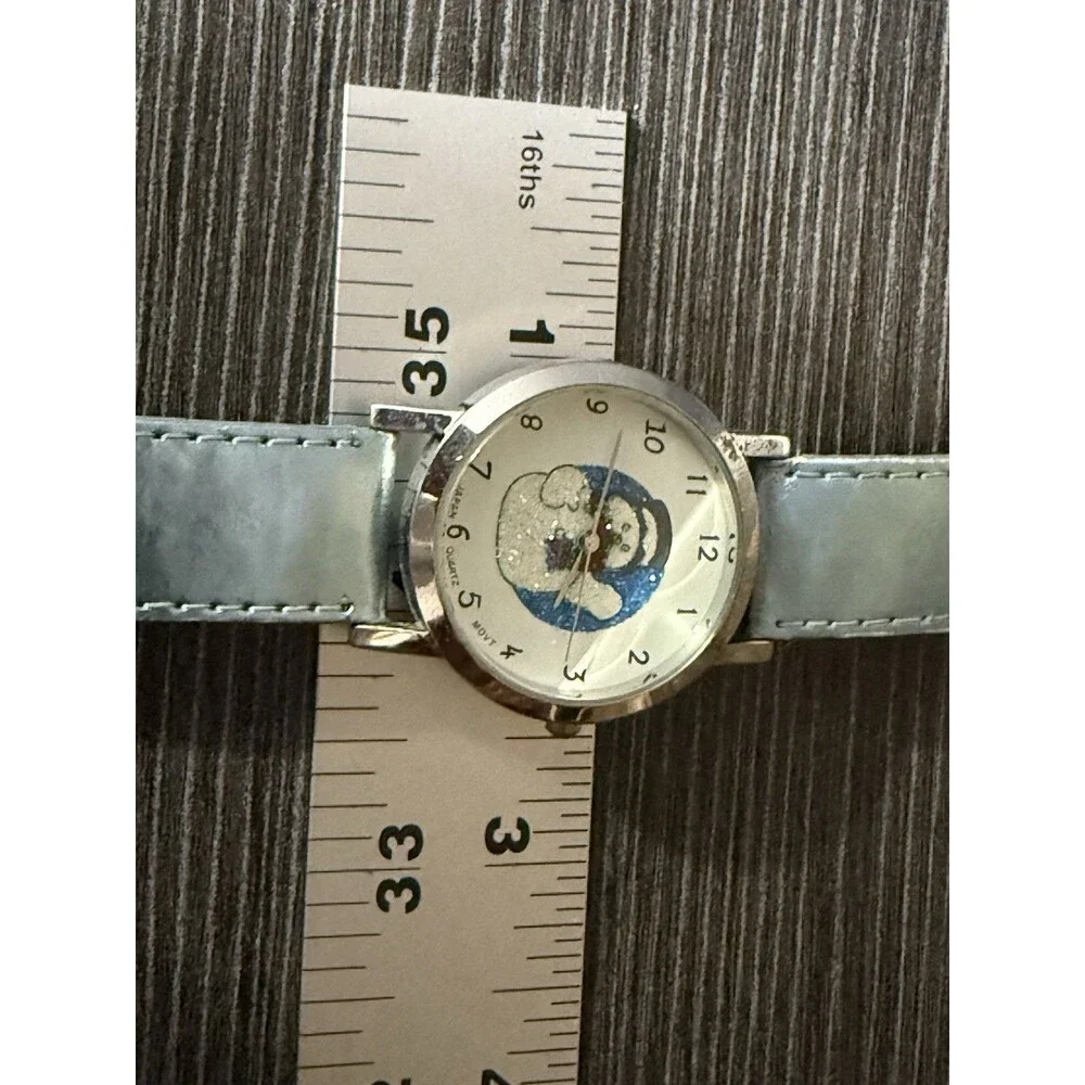 Christmas Snow Man Classic Vintage  Analog Watch New Battery!